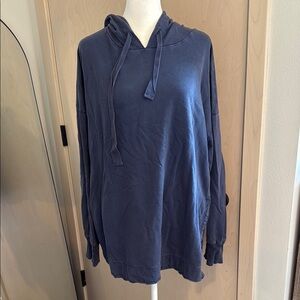 Aerie Navy Hoodie Sweater